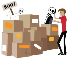 Go-Go Halloween Decorations Storage Service Do Everything for You
